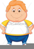 Fat Guy Clipart Image