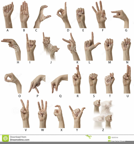 american sign language alphabet clipart free images at