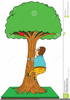 Clipart Boy Climbing Tree Image