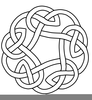 Celtic Knot Circle Clipart Image