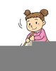 Child Sweeping Clipart Image