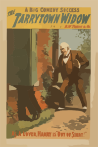 The Tarrytown Widow A Big Comedy Success.  Clip Art