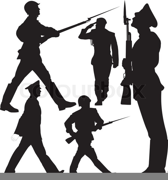 Soldiers Marching Clipart Free Images at vector clip art