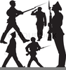 Soldiers Marching Clipart Image
