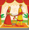 Hindu Wedding Ceremony Clipart Image