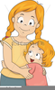 Clipart Sisters Hugging Image