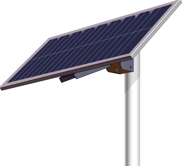 Solar Panel Pole Clip Art at Clker.com - vector clip art online