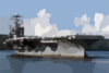 The Uss Abraham Lincoln (cvn 72) Approaches Pier Alpha Aboard Naval Station Everett After Returning From Nearly A 10-month Deployment In Support Of Operations Enduring Freedom And Iraqi Freedom Clip Art