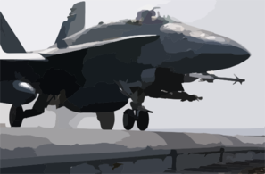 F/a-18 Launches On Combat Mission Clip Art