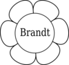 Brandt Window Flower 2 Clip Art
