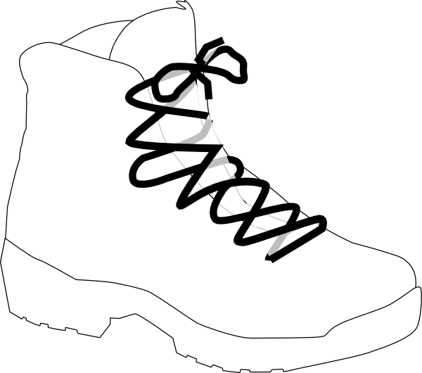 White Boot Clip Art at Clker.com - vector clip art online, royalty free