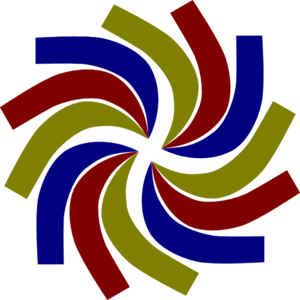 Coloured Swirl Clip Art