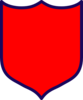 Red Shield Clip Art