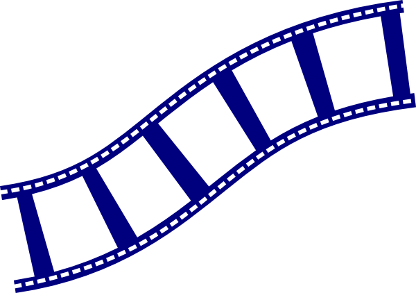 Film Strip Blu Clip Art at Clker.com - vector clip art online, royalty