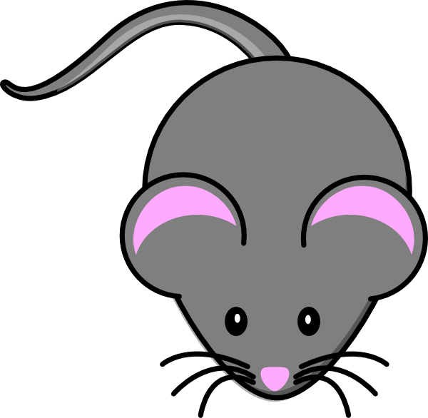 Gray Mouse Clip Art at Clker.com - vector clip art online, royalty free ...