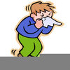 Person Sneezing Clipart Image