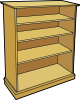 Bookcase Clip Art