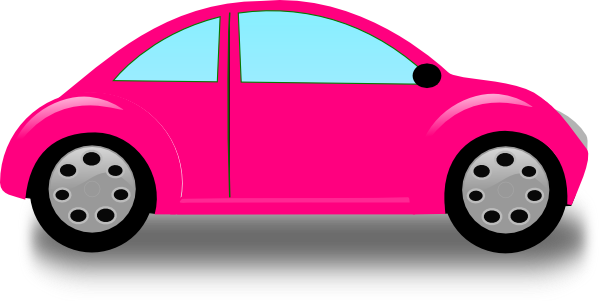 Pink Volkswagon 2 Clip Art at Clker.com - vector clip art online