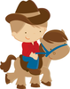 Free Western Clipart Kids Image