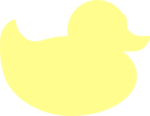 Yellow Rubber Ducky Clip Art