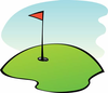 Golf Hole Clipart Image