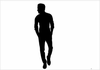Clipart Of Person Walking Image