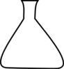 Blank Erlenmeyer Flask Clip Art