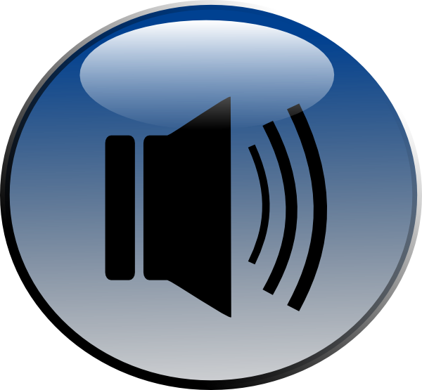 Audio Speaker Glossy Icon Clip Art at Clker.com - vector clip art