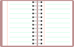 Download Notebook Svg Clip Art at Clker.com - vector clip art ...