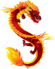 Japanese Dragons Clipart Image