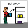 Put Things Away Clipart Image