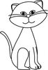 Clipart Cat Outlines Image
