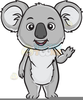 Baby Koala Clipart Image