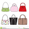 Designer Handbags Clipart Image