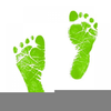 Free Clipart Of Baby Footprint Image