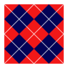 Red And Blue Argyle Clip Art