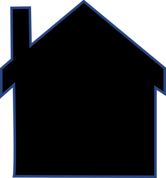 Download House Silhouette Clip Art at Clker.com - vector clip art online, royalty free & public domain