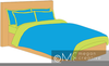 Boy Sleeping In Bed Clipart Image