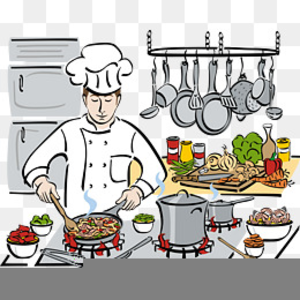 Free Clipart Chef Cooking | Free Images at Clker.com - vector clip art ...
