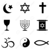 Religious Symbols Clipart Image