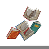 Flying Book Clipart Image