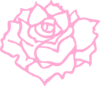 Pink Full Bloom Clip Art