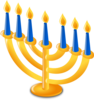 Hanukkah Candles Clip Art