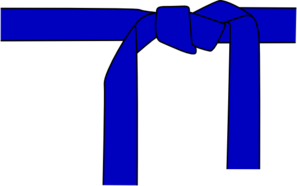 Ceinture Bleue Clip Art