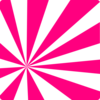 Pink Sun Rays Clip Art