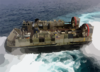 Hopper 36 From Assault Craft Unit Four (acu-4) Departs The Uss Kearsarge (lhd 3) During Landing Craft Air Cushion (lcac) Operations In The Arabian Gulf. Clip Art