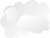 Cloud-5 Clip Art
