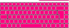 Pink Plain Keyboard Clip Art