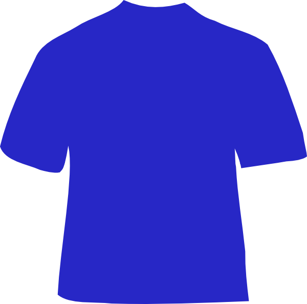 Blue Shirt Clip Art at Clker.com - vector clip art online, royalty free ...