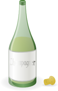 Champagne Bottle Clip Art